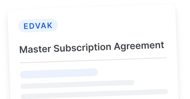 Master Subscription Agreement